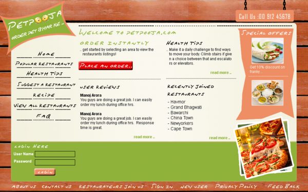 Petpooja Website Design created at Digicorp